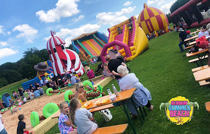 Summer beach festival at Alexandra Park