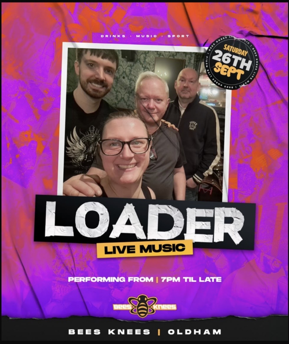 LOADER rock, pop and indie band, LIVE @ bees knees Oldham